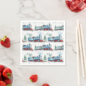 Serviette En Papier Papier Train (En situation)