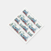 Serviette En Papier Papier Train (Coin)