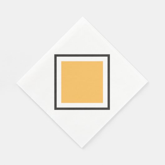 Serviette En Papier Papier triangle orange (Coin)