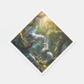 Serviette En Papier Papier Unicorne (Coin)