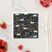 Serviette En Papier Papier Unicorne Napkin (En situation)