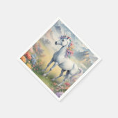 Serviette En Papier Papier Unicorne Napkin (Coin)