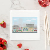 Serviette En Papier Papier urbain (En situation)