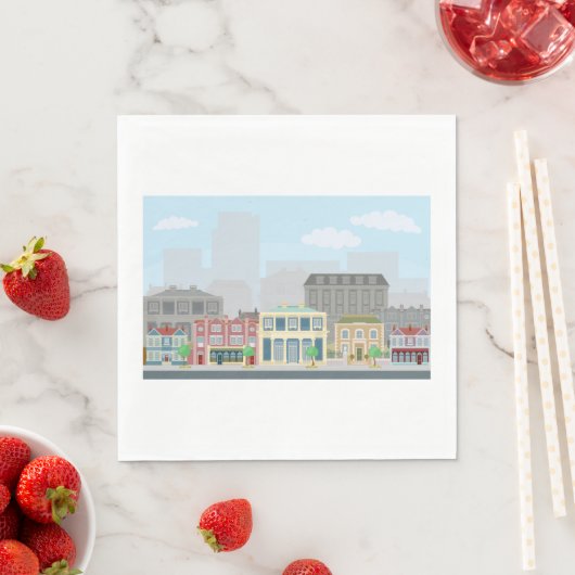 Serviette En Papier Papier urbain (En situation)