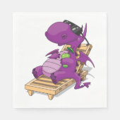 Serviette En Papier Papier Vacances Dragon (Devant)