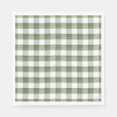 Serviette En Papier Papier vert (Devant)