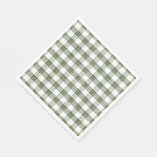 Serviette En Papier Papier vert (Coin)
