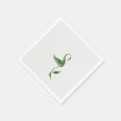 Serviette En Papier Papier vert (Coin)