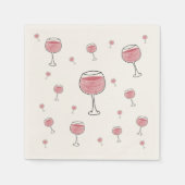 Serviette En Papier Papier Vins (Devant)