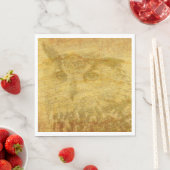 Serviette En Papier Papier Vintage Owl (En situation)