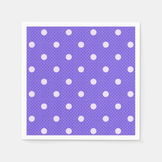 Serviette En Papier Papier violet Dotty Delft (Devant)