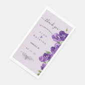 Serviette En Papier Papier violet violet profond Napkin (Coin)