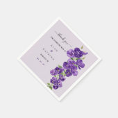 Serviette En Papier Papier violet violet profond Napkin (Coin)