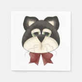 Serviette En Papier Papier visage pour chats (Devant)