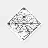 Serviette En Papier Papier Web de l'araignée de sorcière classique Nap (Coin)