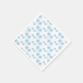 Serviette En Papier Papiers à cocktails standard - Papier à soupe bleu (Coin)