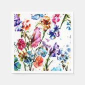 SERVIETTE EN PAPIER PAPIERS ET BLOOMS PAPIERS NAPKINS (Devant)
