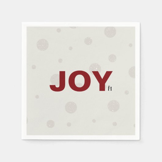 SERVIETTE EN PAPIER PAPIERS JOY JOY PLATES PAPIER PLAQUES (Devant)