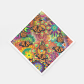 Serviette En Papier Papillon (Coin)
