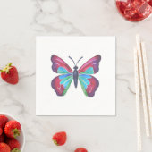 Serviette En Papier Papillon (En situation)