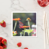 Serviette En Papier Papillon (En situation)