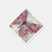 Serviette En Papier Papillon (Coin)