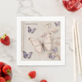 Serviette En Papier Papillon (En situation)