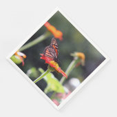 Serviette En Papier Papillon (Coin)