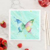 Serviette En Papier Papillon (En situation)