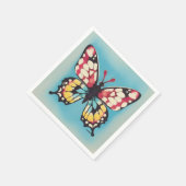Serviette En Papier Papillon (Coin)