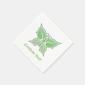 Serviette En Papier Papillon à menthe (Coin)