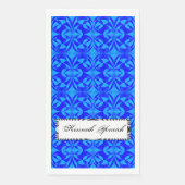 Serviette En Papier Papillon Bleu par Kenneth Yoncich (Devant)