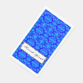 Serviette En Papier Papillon Bleu par Kenneth Yoncich (Coin)