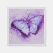 Serviette En Papier Papillon d'art (Devant)