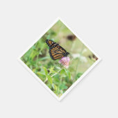 Serviette En Papier Papillon de monarque (Coin)