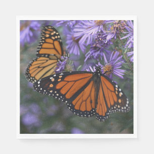 Serviette En Papier Papillon de monarque