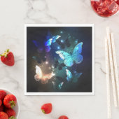 Serviette En Papier Papillon de nuit (En situation)