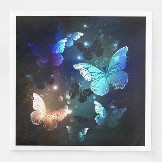 Serviette En Papier Papillon de nuit (Devant)