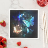 Serviette En Papier Papillon de nuit (En situation)