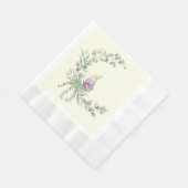 Serviette En Papier Papillon de printemps (Coin)