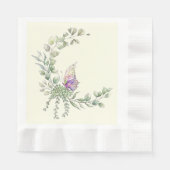 Serviette En Papier Papillon de printemps (Devant)