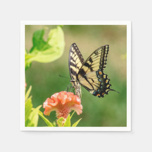 Serviette En Papier Papillon d'épaisse du tigre oriental
