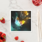 Serviette En Papier Papillon lumineux et papillons de nuit (En situation)