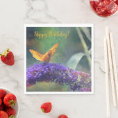 Serviette En Papier Papillon magique (En situation)