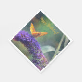 Serviette En Papier Papillon magique (Coin)