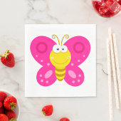 Serviette En Papier Papillon mou