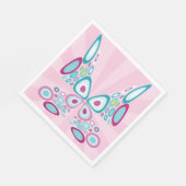 Serviette En Papier Papillon rétro Abstrait Pop Art (Coin)