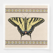 Serviette En Papier Papillon Southwestern jaune Swallowtail (Devant)
