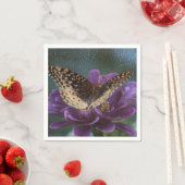 Serviette En Papier Papillon Starlight (En situation)