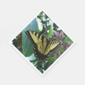 Serviette En Papier Papillon Swallowtail I sur Milkweed à Shenandoah (Coin)